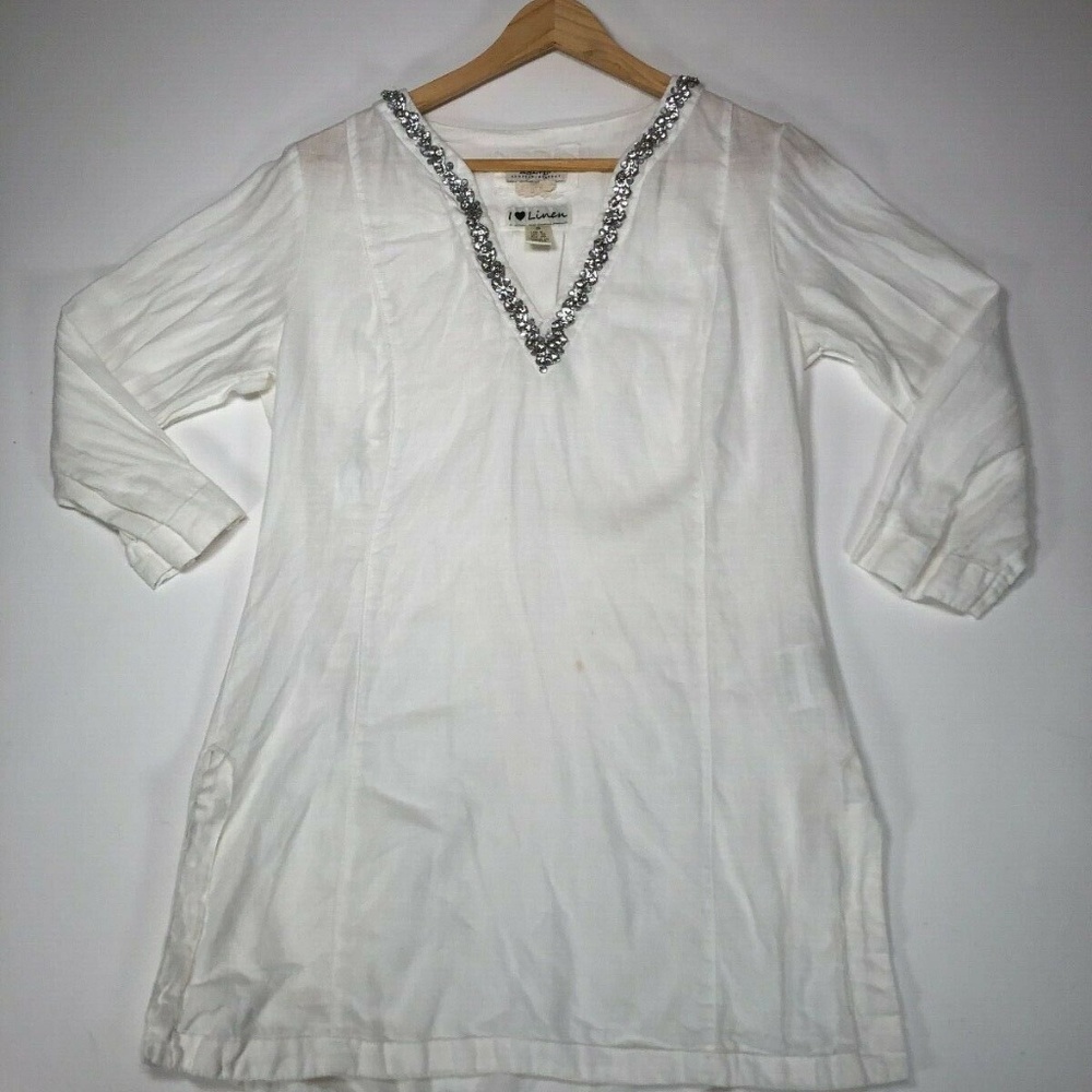 MALVIN Hamburg Germany I LOVE LINEN 3/4 Sleeve S